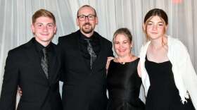 Sara and Parker Tirrell with their family.