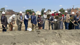  State and city leaders broke ground on Bridgeport’s new Bassick High School Monday. The school has drawn some criticism because it will be built in a FEMA designated high risk flood zone.
