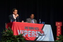 Florida Education Commissioner Henry Mack and Chancellor Paul Burns open the final stop of the state’s listening tour on proposed updates to the B.E.S.T. science standards. Officials gathered public feedback on changes to how science topics, including evolution and climate change, are taught in Florida schools.