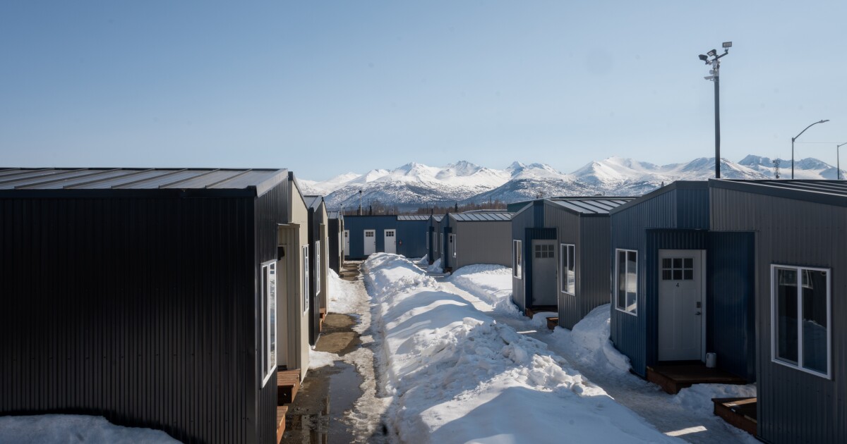 Anchorage opens new homeless program that pairs tiny homes with addiction treatment