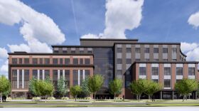 The design for the new Trail East building in Uptown Normal