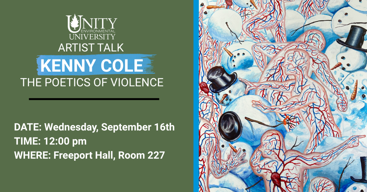 Kenny Cole: "The Poetics of Violence" Unity Artist Series