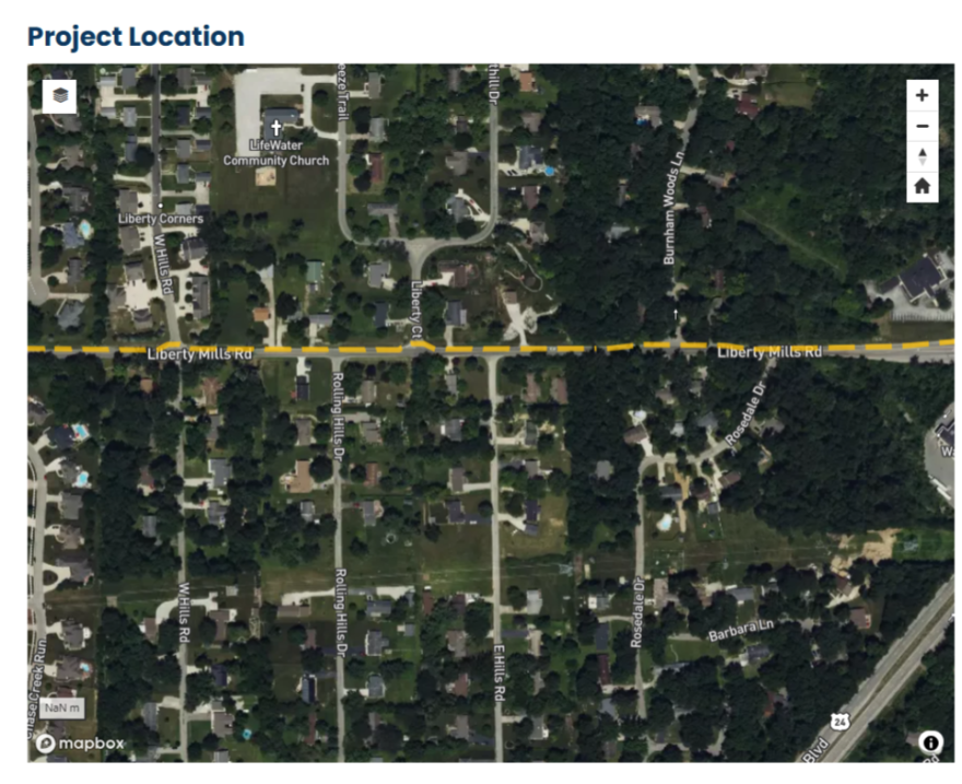 The Liberty Mills Trail, while small, connects neighborhoods in southwest Fort Wayne to other trails and shopping centers.