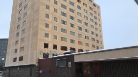 Polaris Building with annex on right.