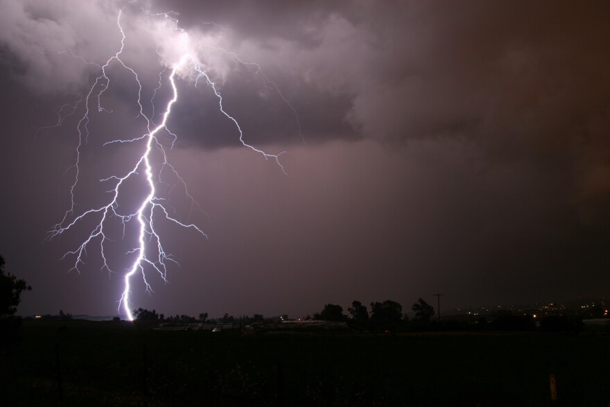 The man who was struck by lightning on Clearwater Beach earlier this week has died.