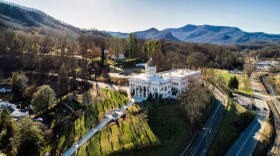 The Jackson County courthouse in Sylva, NC in the southwestern area of North Carolina.
