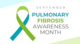 Pulmonary Fibrosis Awareness Month logo