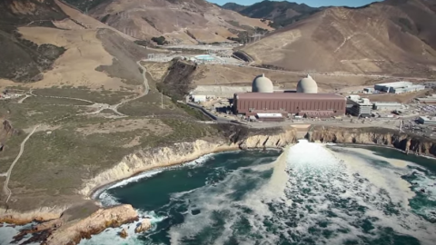 The Diablo Canyon Power Plant produces about 9% of the state's energy supply.