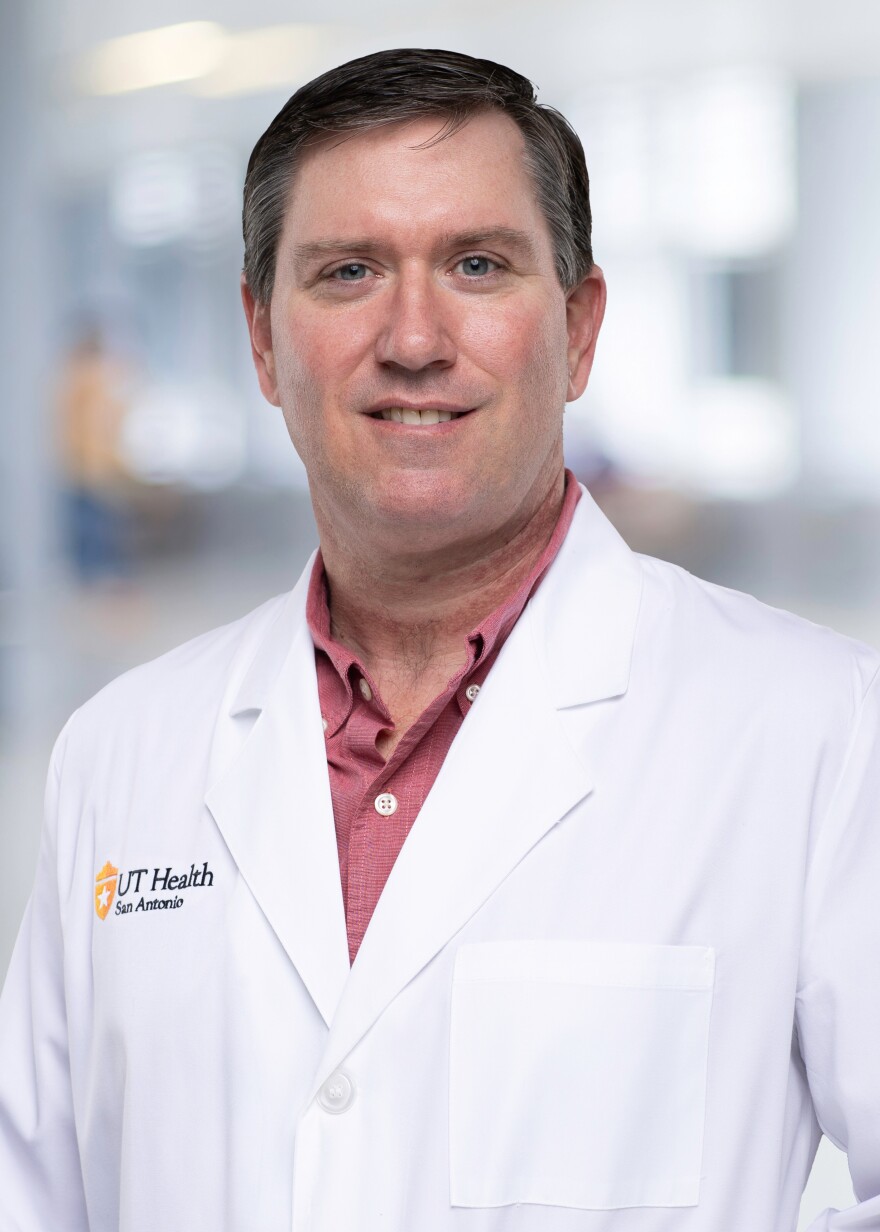 Jason O’Connor, PhD, associate professor in the Department of Pharmacology at the Joe R. and Teresa Lozano Long School of Medicine at UT San Antonio.