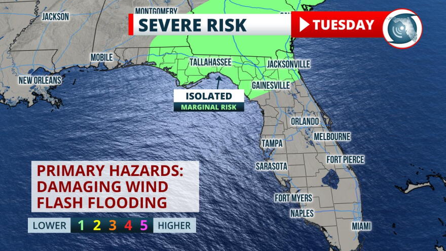 Tuesday Severe Storm Risk