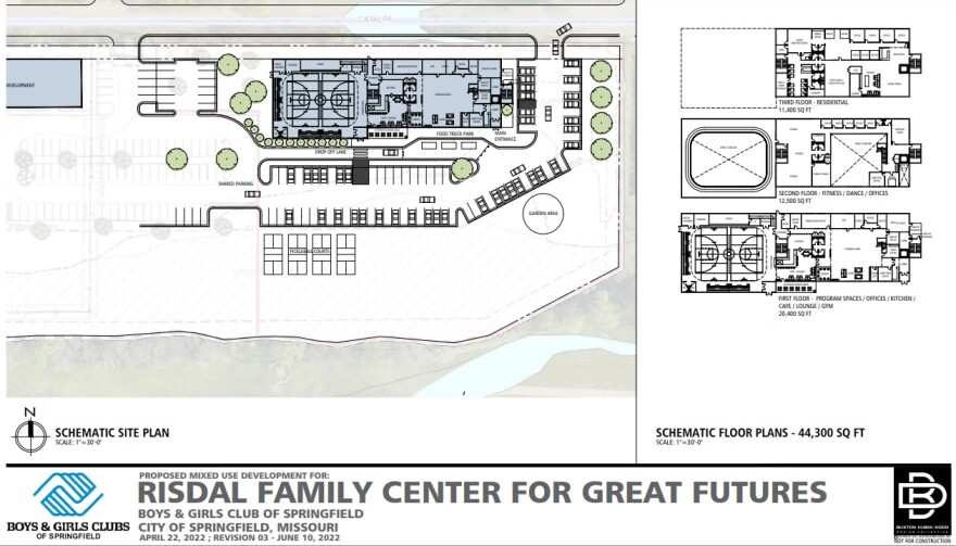 A rendering shows what a big new Boys & Girls Clubs of Springfield facility could look like. The nonprofit is seeking $2 million of Springfield's American Rescue Plan Act allocation to help fund the project.