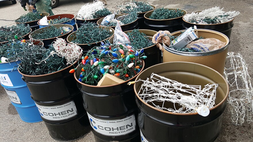 Last year, residents of Hamilton County donated 11,081 pounds of lights, over seven times the total of 2017's drive. 