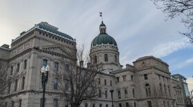 The Indiana Statehouse.