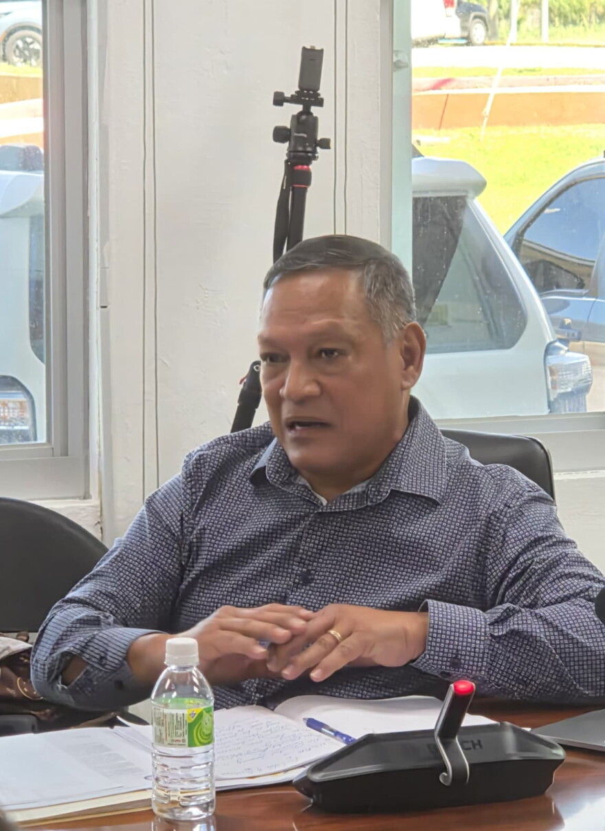 Special assistant to the Governor for the Commonwealth Bureau of Military Affairs Edward C. Camacho