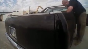 Body camera footage shows police search through Jeremy Shellhorn's car after seizing it 