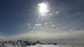 This Saturday, Nov. 12, 2016, file photo shows a frozen section of the Ross Sea at the Scott Base in Antarctica. (Mark Ralston/Pool Photo via AP, File)