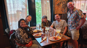 Springfield residents involved in International Friends at Missouri State University, have fun hanging out with international students.