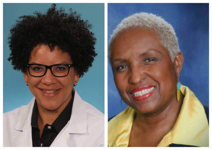 St. Louis County Executive Sam Page has nominated Dr. Laurie Punch, left and Thomasina Hassler to the county's Board of Police Commissioners.