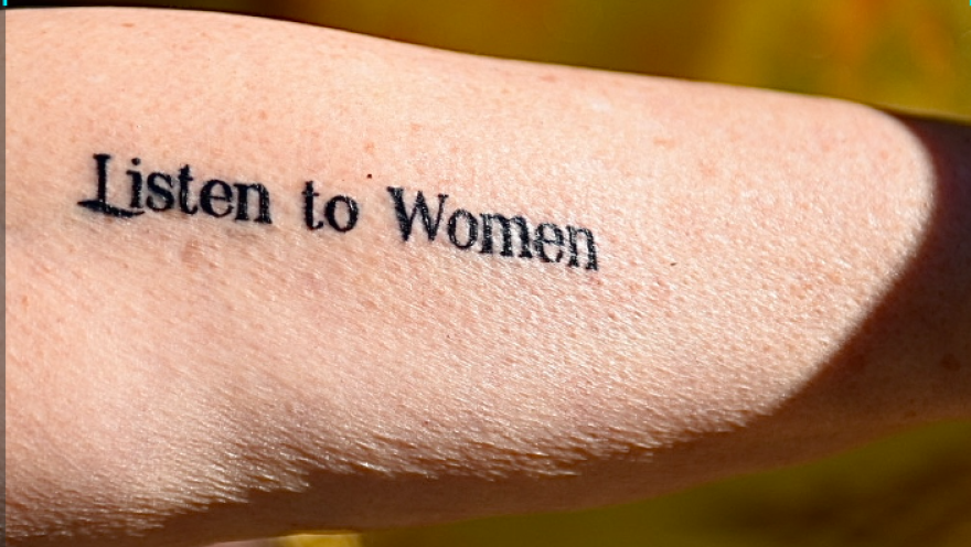 Dr. Betsy Wickstrom, a high-risk obstetrician who works in Missouri and advocated for Amendment 3, recently got a tattoo on her forearm that reads “Listen to Women”