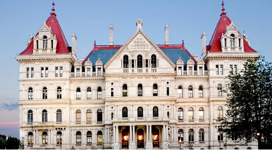 The NYS Capitol Building in Albany