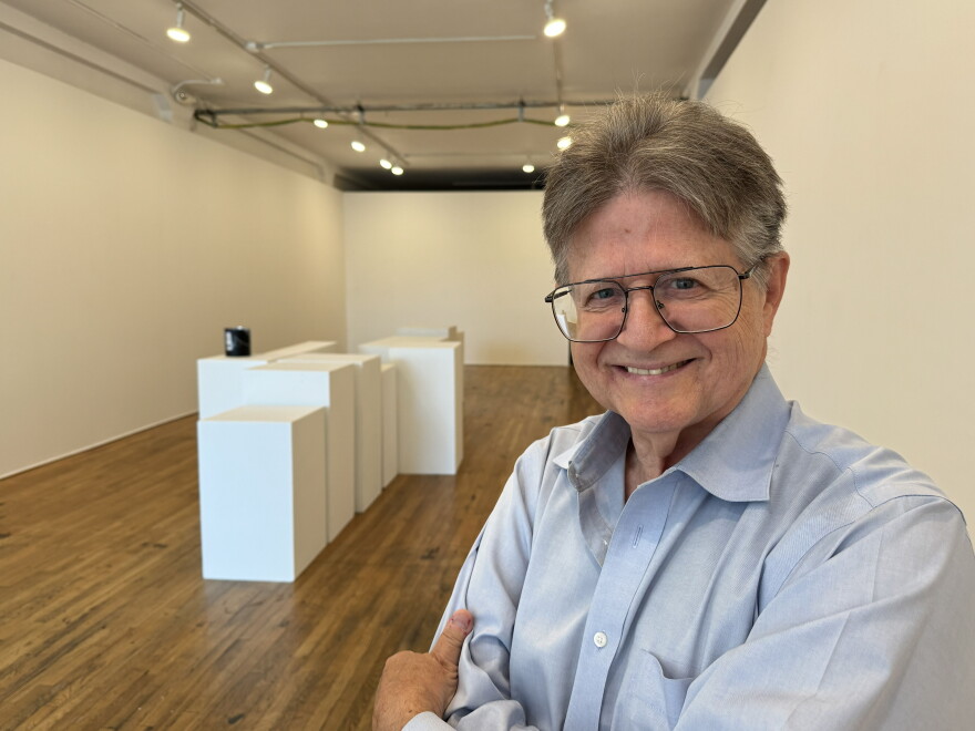 Grafton Nunes, the new executive director of the Cleveland Artists Foundation, inside the organization’s new home at 2731 Prospect Ave. on Cleveland’s East Side.
