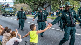  Leon County deputies walk in Tallahassee's Veterans Day Parade 2021