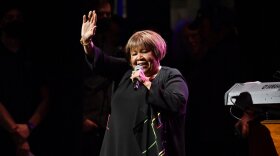 Mavis Staples performs at the sixth annual Love Rocks NYC benefit concert for God's Love We Deliver at the Beacon Theatre on Thursday, March 10, 2022, in New York. 