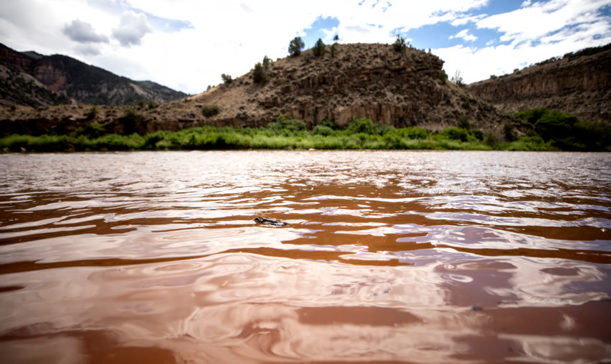 The Colorado River flows through Eagle County, north of Dotsero. July 22, 2026.