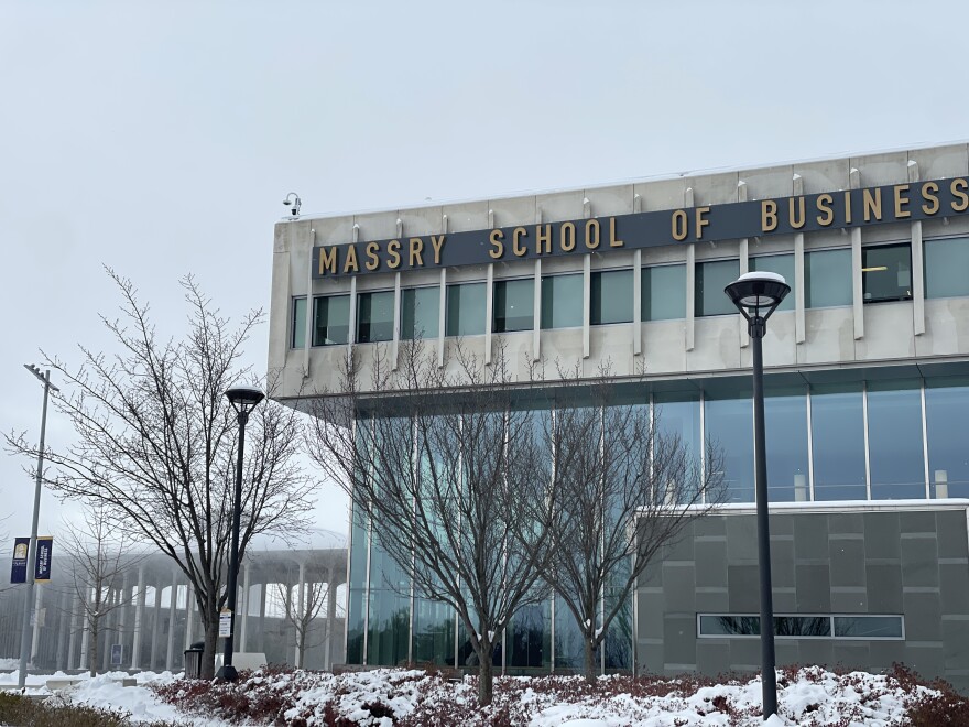 Massry School of Business building on the UAlbany Campus