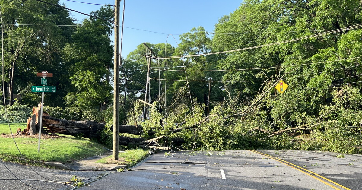 Storm knocks out power, closes schools in parts of the Charlotte region ...