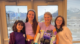 Team Minerva (L to R): Joann Mouton, Izzy Vogel, Naomi O'Connor, and Ivy Owens