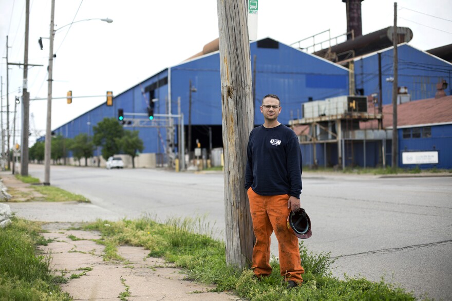 Granite City native Jason Fernandez, who serves as vice president of Local 1899, was laid off 10 years ago during the Great Recession.