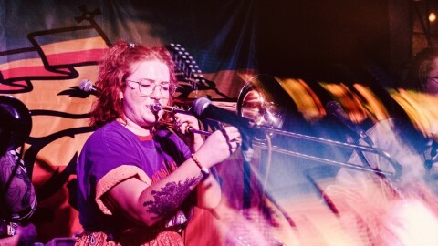 Audrey Stangland performing in Seattle.