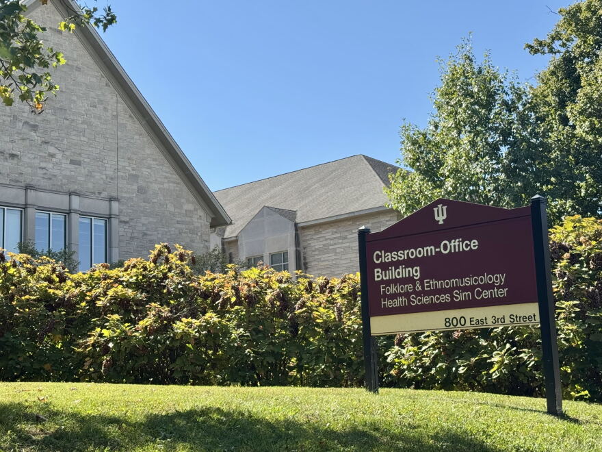 The Folklore and Ethnomusicology Department offices located on 800 E. 3rd St.