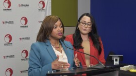 Columbus City Schools Superintendent Angela Chapman (left) and Board of Education President Christina Vera (right).