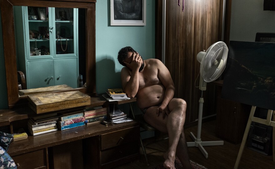 After the coronavirus pandemic was officially announced in Iran, 32-year-old Amin, who lives alone, began to self-quarantine.
