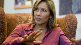 Amanda Renteria, seen in 2008, is a new entry to the California gubernatorial race.