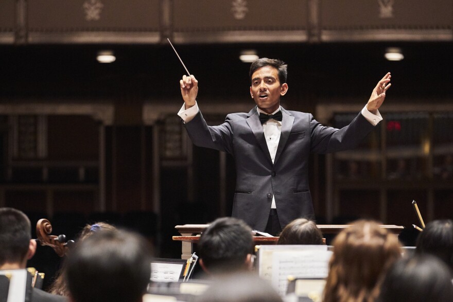 COYO Music Director Vinay Parameswaran/Photo: (c) Roger Mastroianni, courtesy of the Cleveland Orchestra