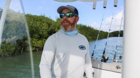 Steering through the waterways of the Florida Keys feels like medicine to Captain Steve Friedman, who spends nearly every day out on the water. (Julia Cooper/NextGenRadio)