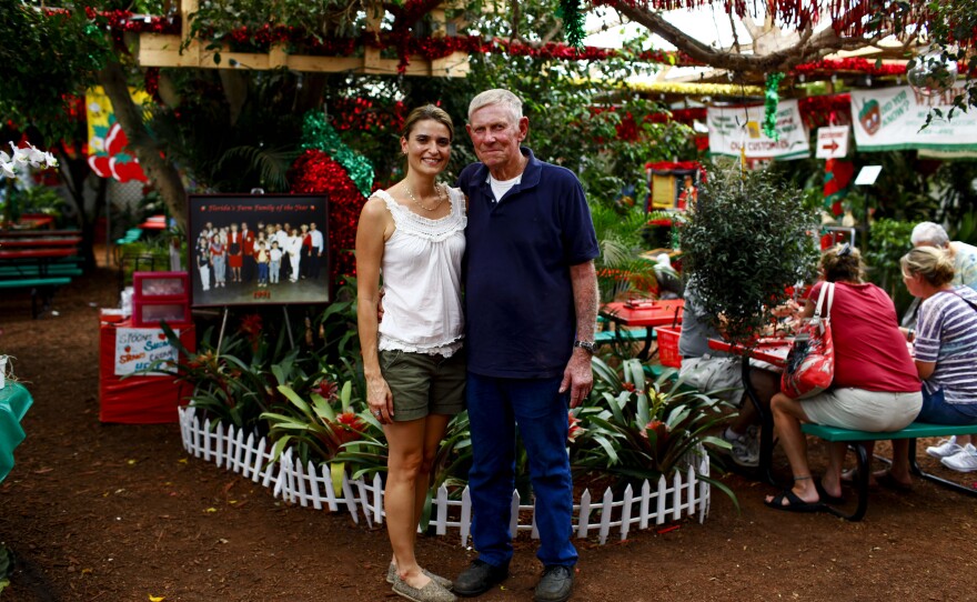 Parkesdale Farm Market in Plant City, Fla., is run by Jim Meeks, 70, and his extended family, including his daughter-in-law Xiamara Meeks, 36. Business is booming and the stand has been a mainstay of presidential campaign stops since the days of George H.W. Bush.