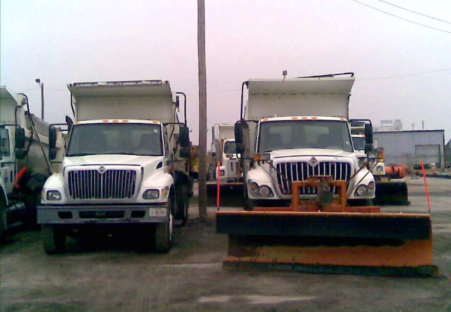 Salt trucks are ready to treat Tulsa's streets.