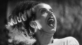 Elsa Lanchester in 'The Bride of Frankenstein.'