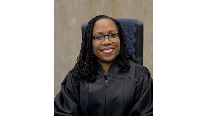 Judge Ketanji Brown Jackson is President Biden's pick to replace Merrick Garland on the U.S. Court of Appeals for the District of Columbia Circuit. Jackson is seen as a possible Supreme Court justice should a vacancy arise.