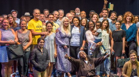 The "resilience town hall" on July 30 at WLRN ended with a group photo -- the suggestion of one of the town hall participants.