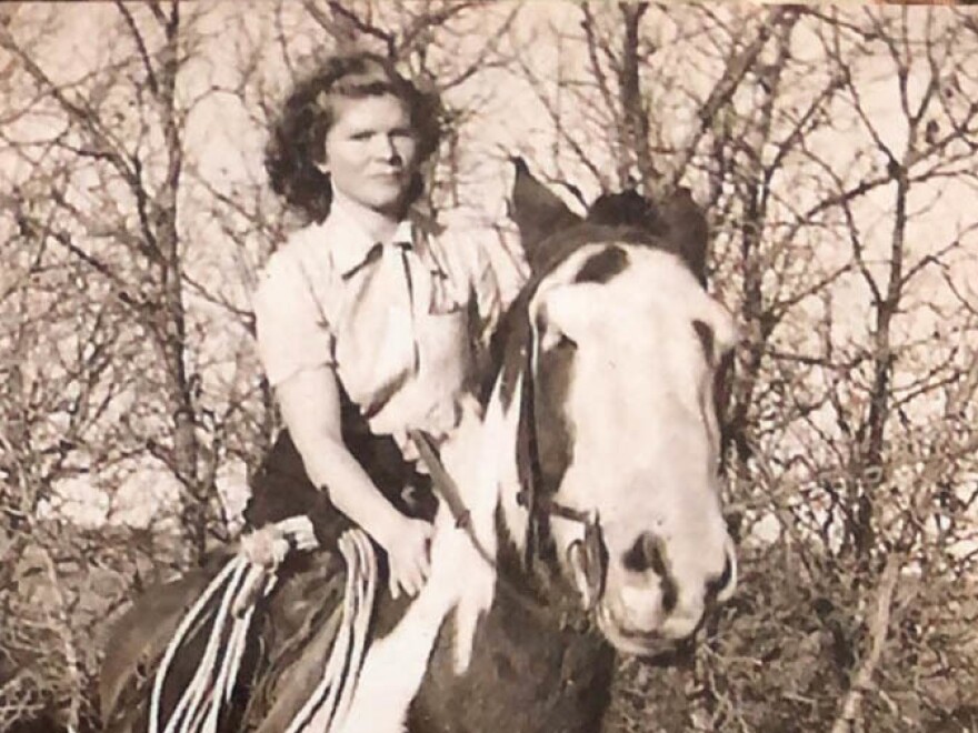 Tina's great aunt Shirley Krosch, who passed away in 2012.