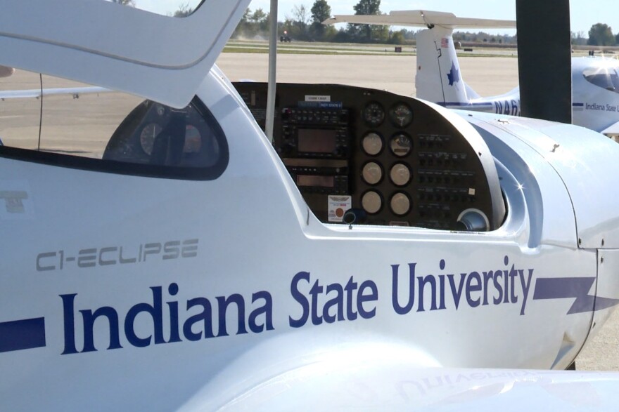 Indiana State's aviation department typical has about 400 students enrolled at any given time.