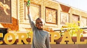 Tariq and his family traveled from New York to South Dakota's corn palace for a ceremony honoring his new position as the state's official corn-bassador.