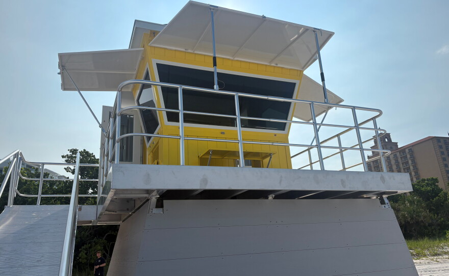 The North Collier Fire Rescue and Control Ocean Rescue Tower 29