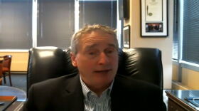 Bob Duffy of the Greater Rochester Chamber of Commerce, talking with reporters on a Zoom video conference call on Tuesday.