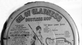“Oil of gladness, no sweeping floors, no washing with soap and water. Less work, less worry, less time by using Hoagland Oil of Gladness mop, for sale by prominent merchants in the city," reads an advertisement of the time.
